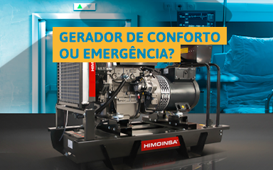 Grupo Gerador de conforto ou emergência — Qual a diferença?