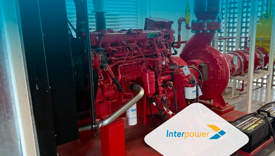 Teste de desempenho em bombas de combate ao incêndio